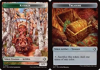 Kithkin // Treasure Double-Sided Token - Foil