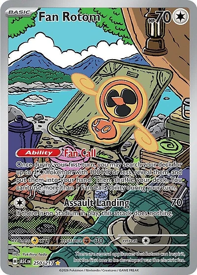 Fan Rotom - 250/217 - Illustration Rare