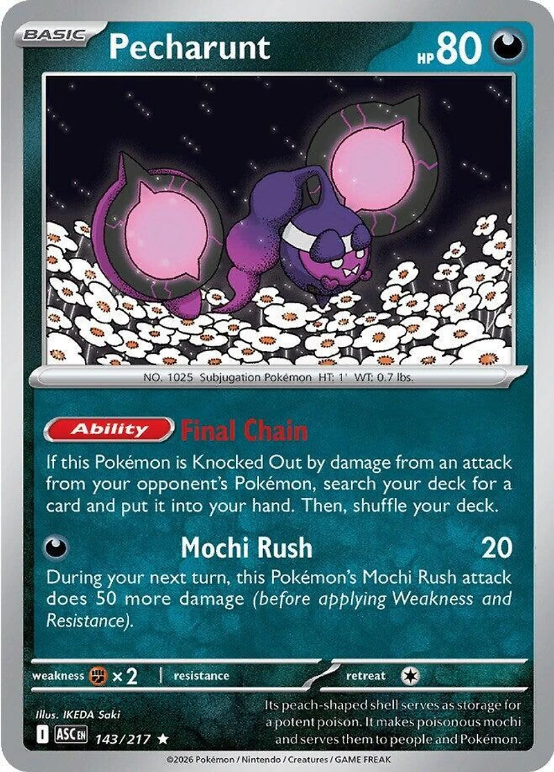 Pecharunt - 143/217 - Holo Rare