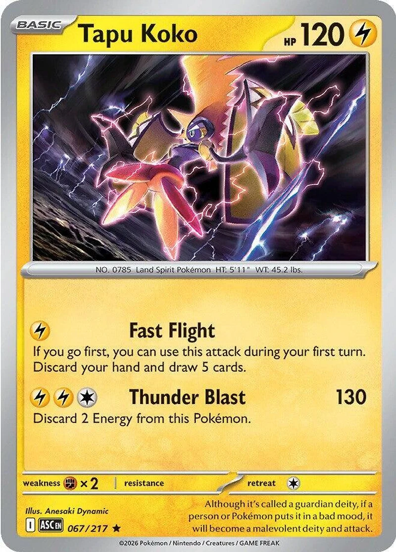 Tapu Koko - 067/217 - Holo Rare