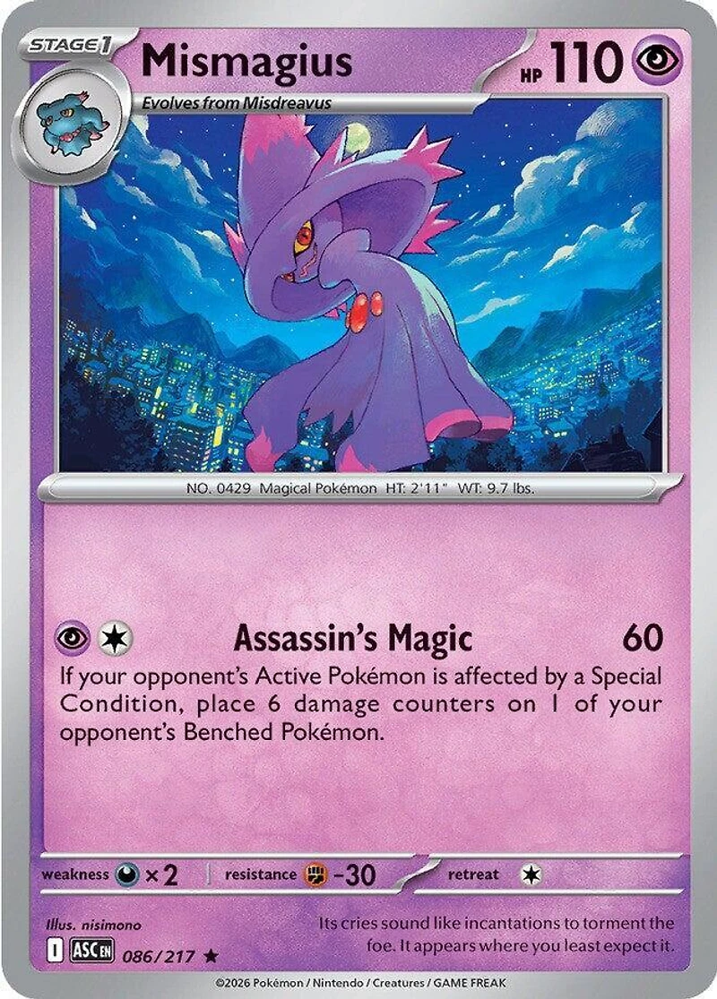 Mismagius - 086/217 - Holo Rare