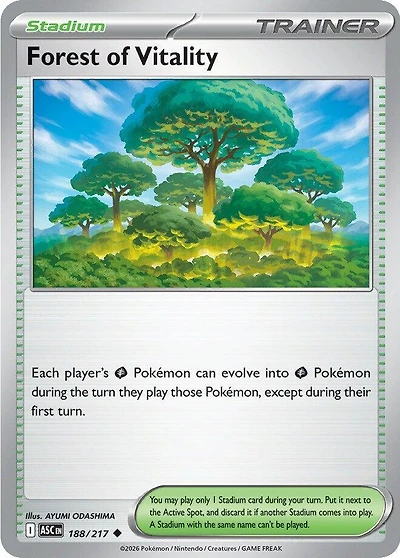 Forest of Vitality - 188/217 - Uncommon