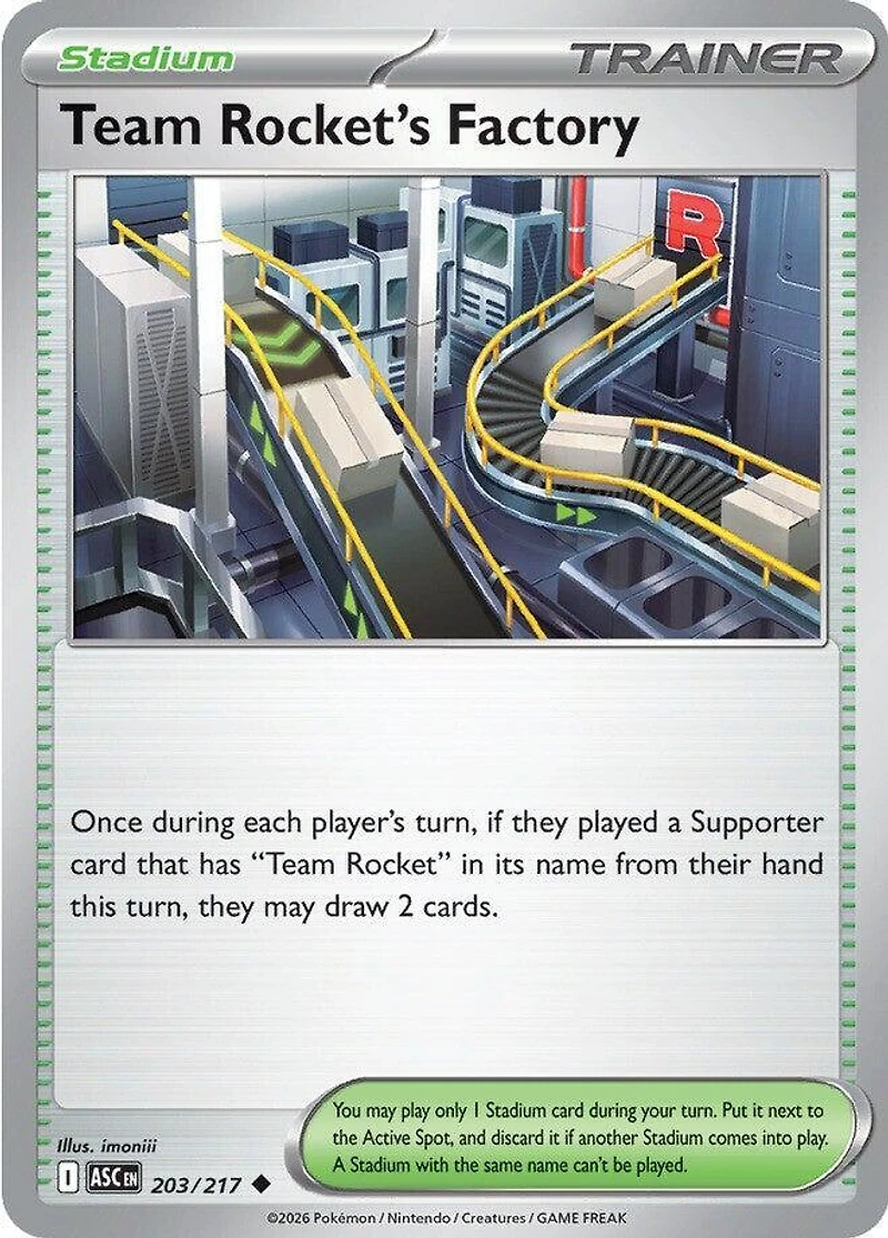 Team Rocket's Factory - 203/217 - Uncommon