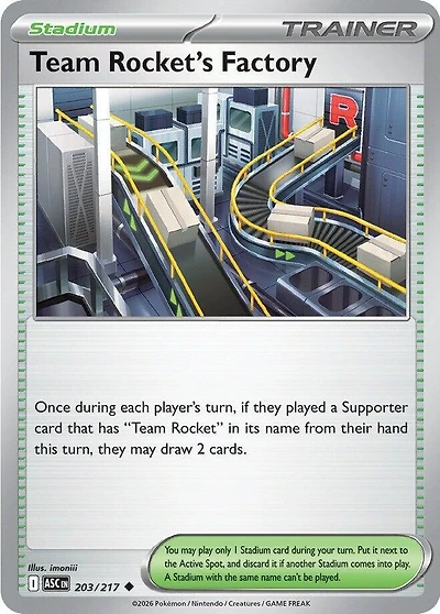 Team Rocket's Factory - 203/217 - Uncommon