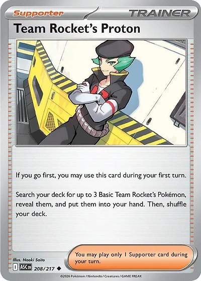 Team Rocket's Proton - 208/217 - Uncommon