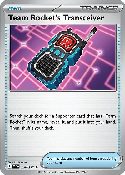 Team Rocket's Transceiver - 209/217 - Uncommon
