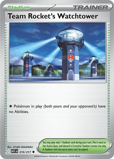 Team Rocket's Watchtower - 210/217 - Uncommon
