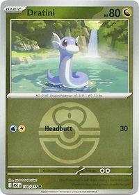 Dratini (Love Ball) - 150/217 - Common - Reverse Holo