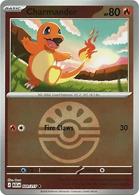 Charmander (Friend Ball) - 020/217 - Common - Reverse Holo