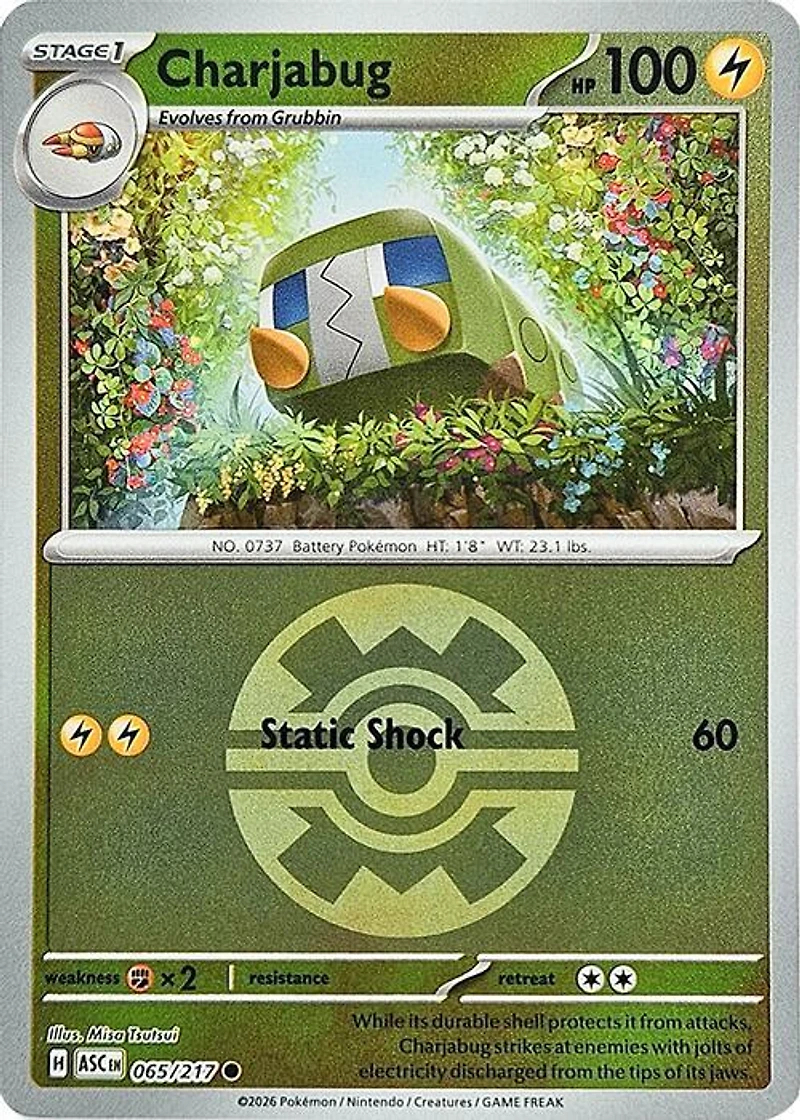 Charjabug (Quick Ball) - 065/217 - Common - Reverse Holo