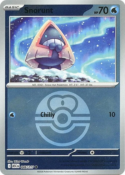 Snorunt (Love Ball) - 046/217 - Common - Reverse Holo