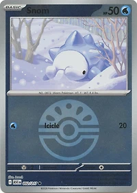 Snom (Friend Ball) - 052/217 - Common - Reverse Holo
