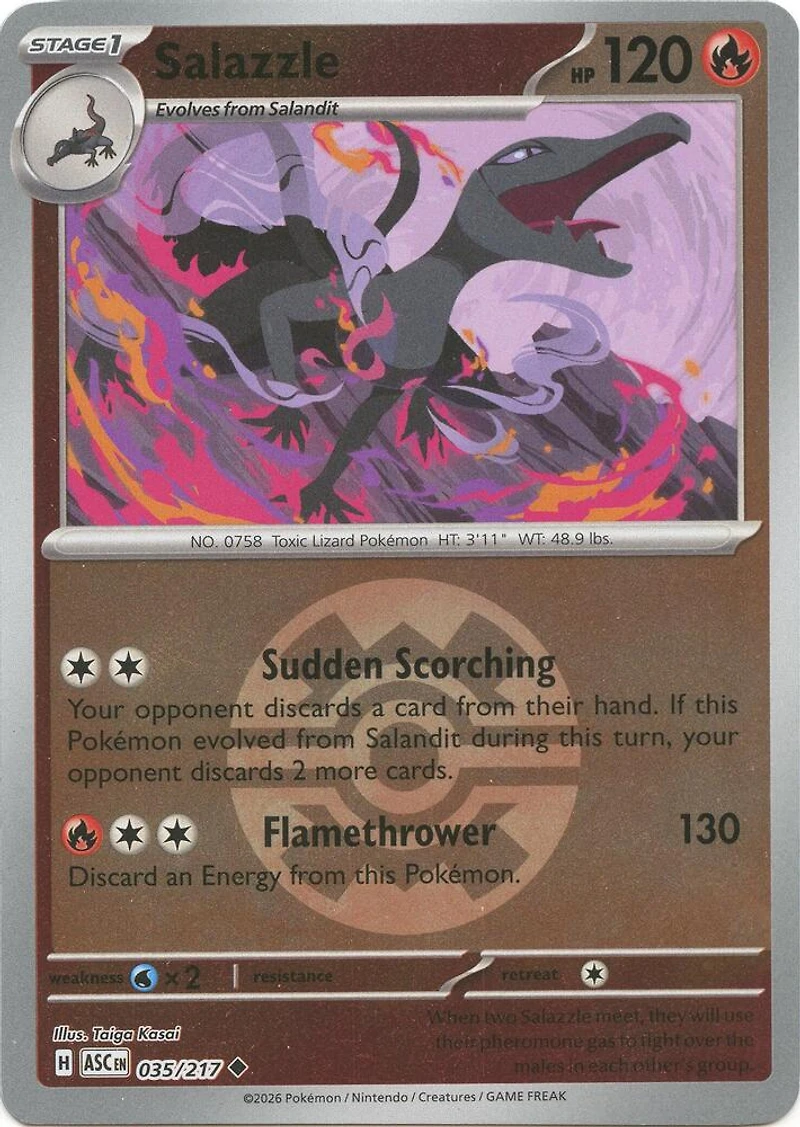 Salazzle (Quick Ball) - 035/217 - Uncommon - Reverse Holo