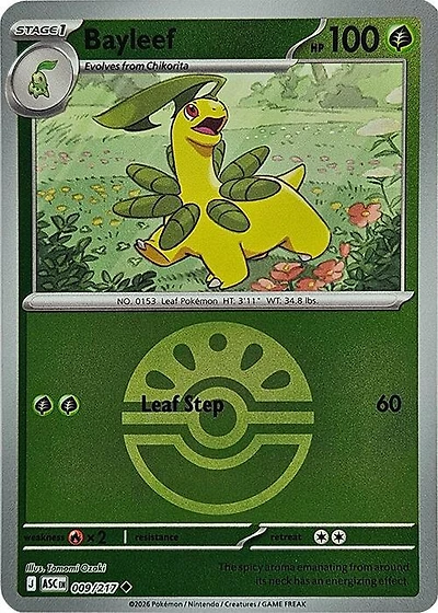 Bayleef (Friend Ball) - 009/217 - Uncommon - Reverse Holo