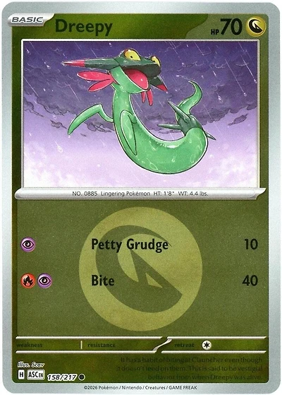 Dreepy (Energy Symbol) - 158/217 - Common - Reverse Holo