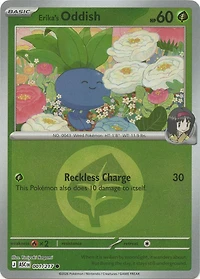 Erika's Oddish (Energy Symbol) - 001/217 - Common - Reverse Holo