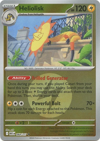 Heliolisk (Energy Symbol) - 064/217 - Uncommon - Reverse Holo
