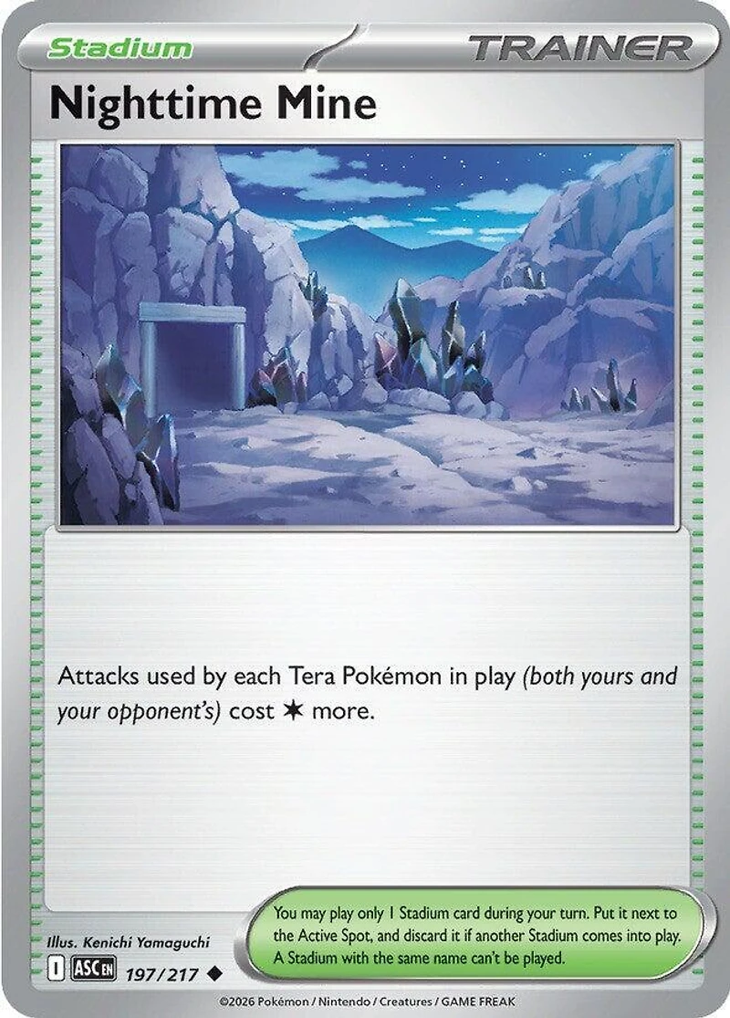 Nighttime Mine - 197/217 - Uncommon - Reverse Holo