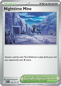 Nighttime Mine - 197/217 - Uncommon - Reverse Holo