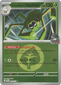 Team Rocket's Spidops (Energy Symbol) - 019/217 - Rare - Reverse Holo