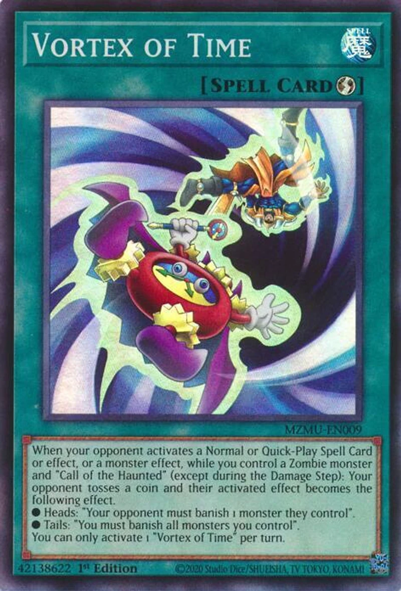 Vortex of Time - MZMU-EN009 - Super Rare - 1st Edition