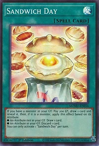 Sandwich Day - MZMU-EN056 - Super Rare - 1st Edition