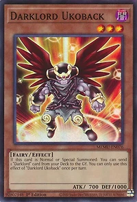 Darklord Ukoback - MZMU-EN076 - Super Rare - 1st Edition