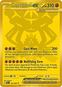 Mega Zygarde ex - 124/088 - Mega Hyper Rare