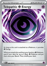 Telepathic Psychic Energy - 088/088 - Holo Rare