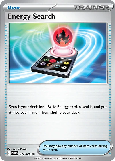 Energy Search - 072/088 - Common - Reverse Holo