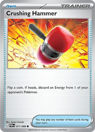Crushing Hammer - 071/088 - Common - Reverse Holo