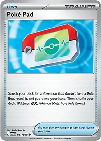 Poke Pad - 081/088 - Uncommon - Reverse Holo