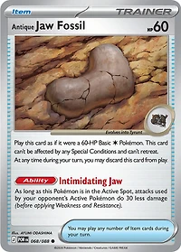Antique Jaw Fossil - 068/088 - Common - Reverse Holo