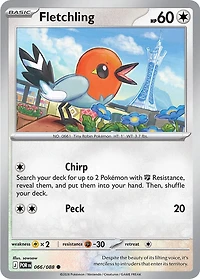 Fletchling - 066/088 - Common - Reverse Holo