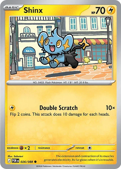 Shinx - 026/088 - Common - Reverse Holo