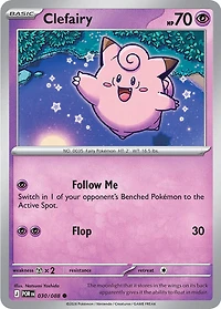 Clefairy - 030/088 - Common - Reverse Holo