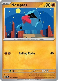 Nosepass - 037/088 - Common - Reverse Holo