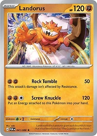 Landorus - 041/088 - Rare - Reverse Holo