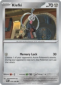 Klefki - 059/088 - Common - Reverse Holo