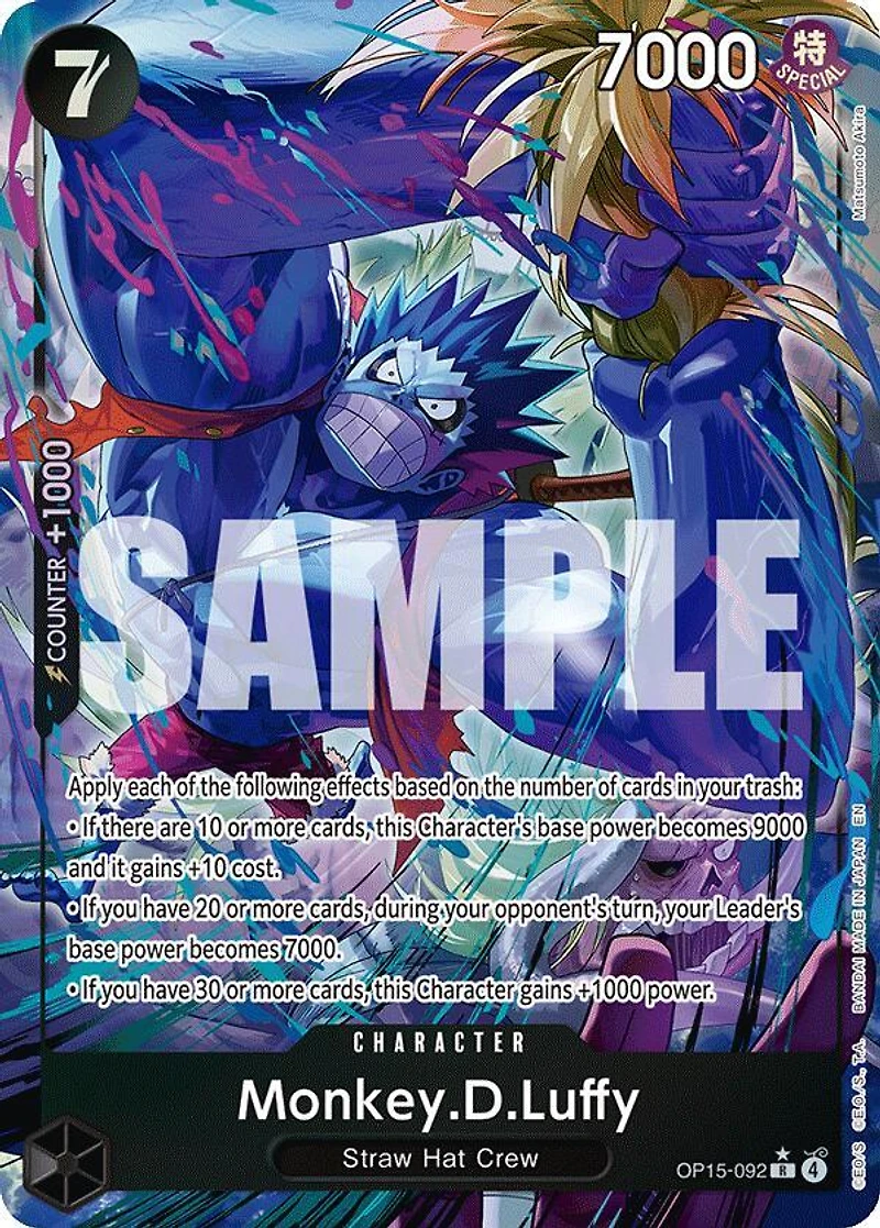 Monkey.D.Luffy (Alternate Art) - OP15-092 - R - Foil