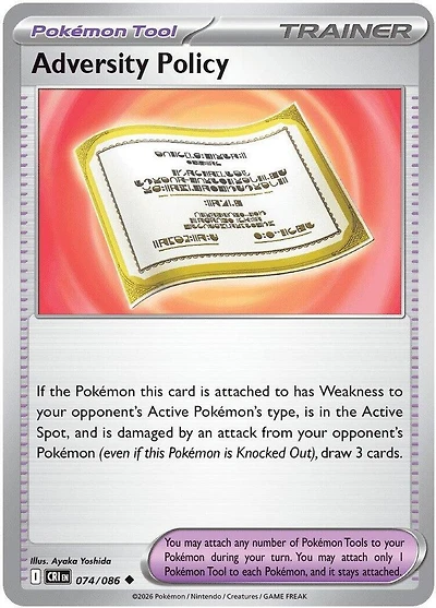 Adversity Policy - 074/086 - Uncommon - Reverse Holo