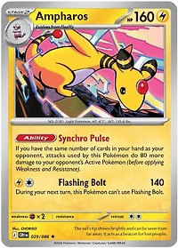 Ampharos - 029/086 - Rare - Reverse Holo