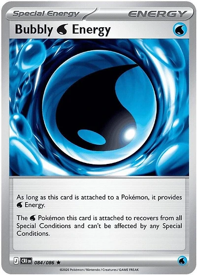 Bubbly Water Energy - 084/086 - Holo Rare