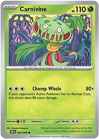 Carnivine - 004/086 - Common - Reverse Holo