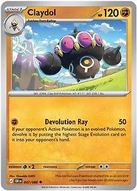 Claydol - 047/086 - Uncommon - Reverse Holo