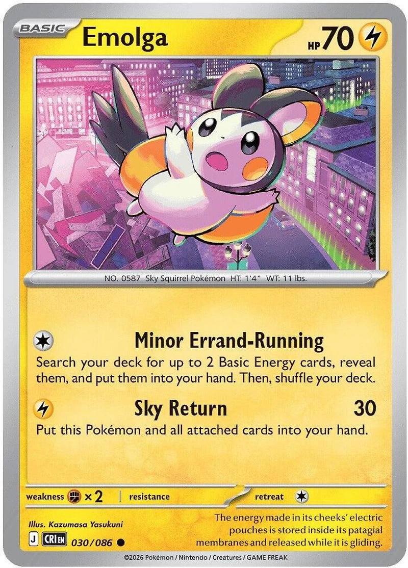 Emolga - 030/086 - Common - Reverse Holo