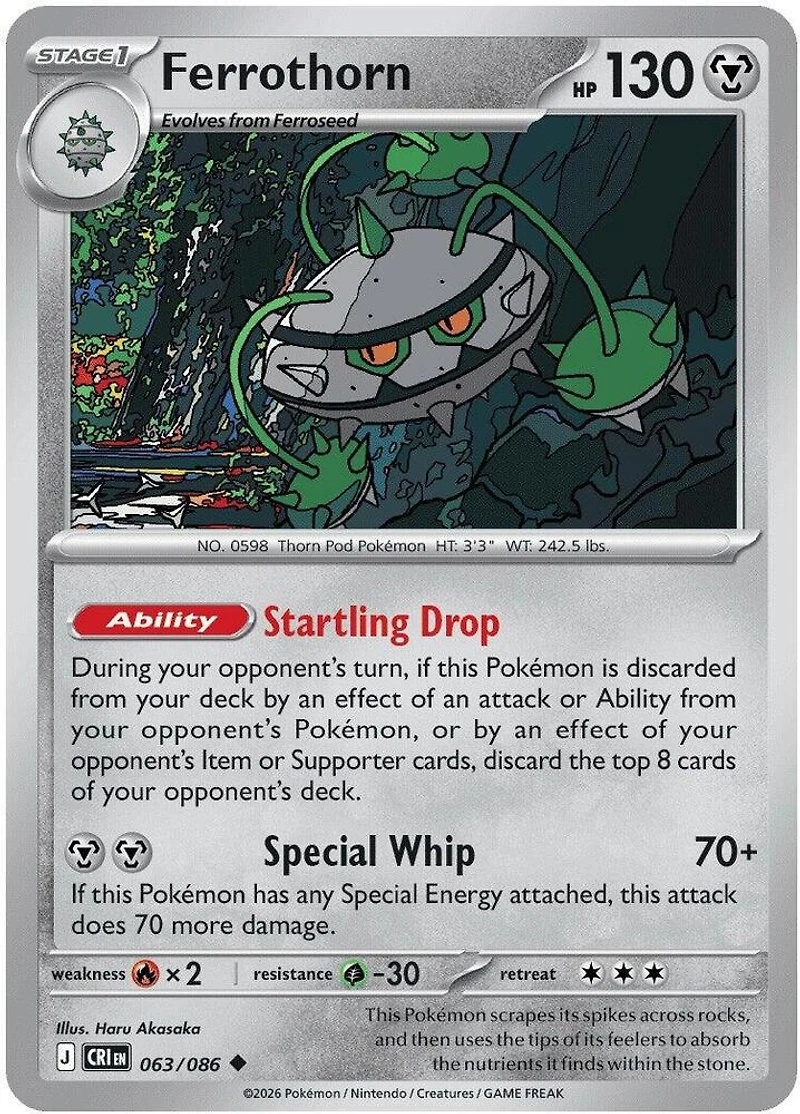 Ferrothorn - 063/086 - Uncommon - Reverse Holo