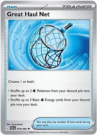 Great Haul Net - 078/086 - Uncommon - Reverse Holo