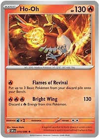 Ho-Oh - 010/086 - Rare - Reverse Holo