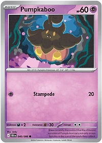 Pumpkaboo - 040/086 - Common - Reverse Holo